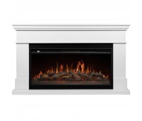 Каминокомплект: Очаг Royal Thermo Aurora RTFP/P-AR40LS, портал California 42/40/36, белый
