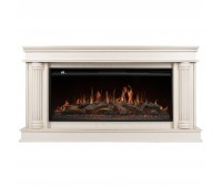 Каминокомплект: Очаг Royal Thermo Aurora RTFP/P-AR40LS, портал Olympia 42/40/36, сл. кость с зол. па