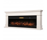 Каминокомплект: Очаг Royal Thermo Aurora RTFP/P-AR60LS, портал California 60 IV, молочный
