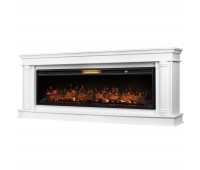 Каминокомплект: Очаг Royal Thermo Aurora RTFP/P-AR60LS, портал Olympia 60, белый