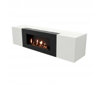 Тумба с биокамином Firelight BFP-P1600 белая