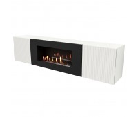 Тумба с биокамином Firelight BFP-P1700L белая