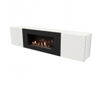 Тумба с биокамином Firelight BFP-P1700V белая