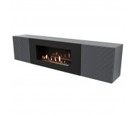 Тумба с биокамином Firelight BFP-P1700V графит