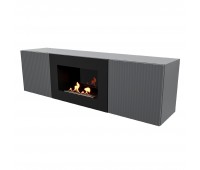 Тумба с биокамином Firelight BFP/P-1400L графит