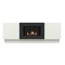 Тумба с биокамином Firelight BFP/P-1400V белая