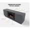 Тумба с биокамином Firelight BFP/P-1400V графит