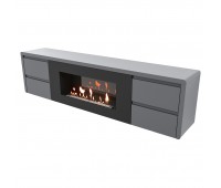 Тумба с биокамином Firelight BFP/P-1700 lux графит