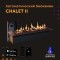 Автоматический биокамин Chalet с объёмным горением пламени 950