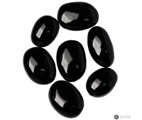 Декоративные керамические камни черные 7 шт (ZeFire)