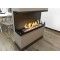 Биокамин Contour торцевой 900 (ESTETIC FLAME) Zefire