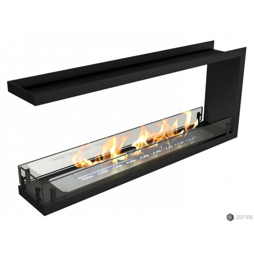 Биокамин Contour торцевой сквозной 1100 (ESTETIC FLAME) Zefire