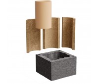 Линейная часть керамического дымохода Kerastil Universal D 140 мм