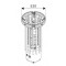 Защитные перила Harvia Glow HTRT3L