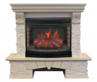 Электрокамин RealFlame Rockland LUX 25 WT с FireField 25 SIR