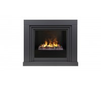 Электрокамин Stanley 26 GR с очагом 3D Cassette 630 + Black вставка