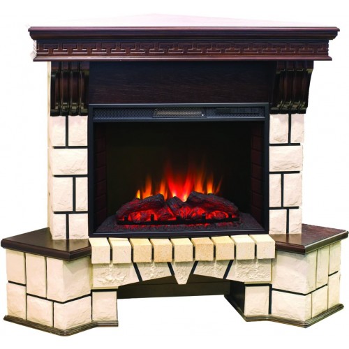 Электрокамин RealFlame Stone New Corner (угловой) 25 AO с Sparta 25,5