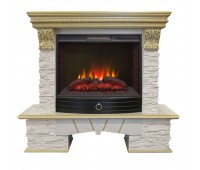 Электрокамин RealFlame Rockland LUX 25 WT с Sparta 25,5