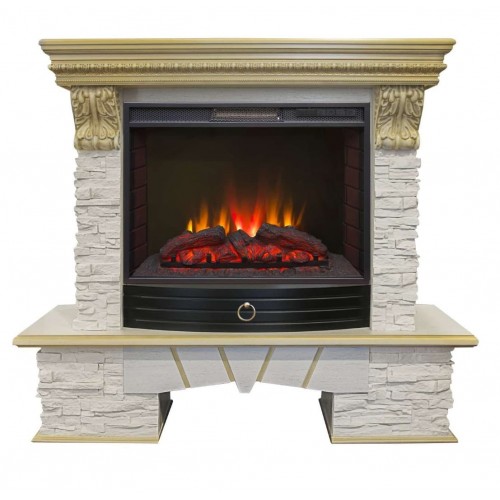 Электрокамин RealFlame Rockland LUX 25 WT с Sparta 25,5
