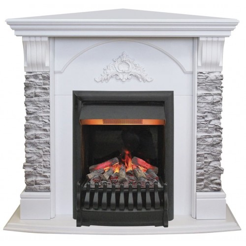 Электрокамин RealFlame Athena Corner GR с Oregan 3D