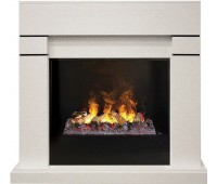 Электрокамин RealFlame Lindelse 26 WT 3D Cassette 630 + Black вставка