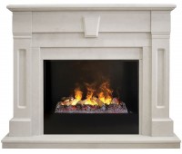 Электрокамин RealFlame Kellie 26 WT 3D Cassette 630 + Black вставка