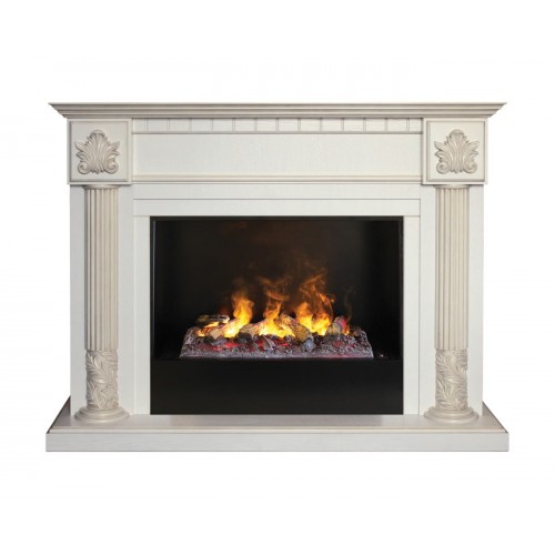 Электрокамин RealFlame Imperia  26 WT 3D Cassette 630 + Black вставка