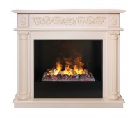 Электрокамин RealFlame Attica 26 WT 3D Cassette 630 + Black вставка