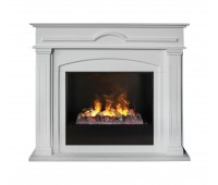 Электрокамин RealFlame Mirra 26 WT 3D Cassette 630 + Black вставка