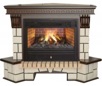 Электрокамин RealFlame Stone New Corner (угловой) 26 AO с Novara 26 3D