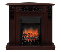 Электрокамин RealFlame Dominica Corner DN c очагом Fobos Lux Black RC