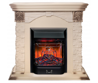 Электрокамин RealFlame Dublin Lux WT с Majestic Lux BL RC