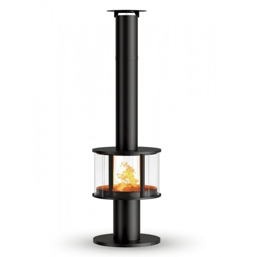 Камин модель VV (черная сталь) Камин модель VV (черная сталь)