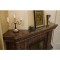 Изразцовый дровянной портал Альбион в цвете Кофе 3679