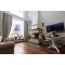 Камин в облицовке изразцами коллекции Браво с росписью