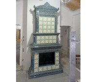 Классический камин в облицовке из коллекции Венская с топкой BRUNNER STIL-KAMIN CLASSIC.