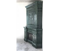 Комплект каминной облицовки Альбион. Цвет: Изумруд