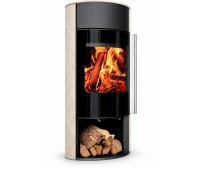 Дровяная печь-камин Ember D14 FG Limestone