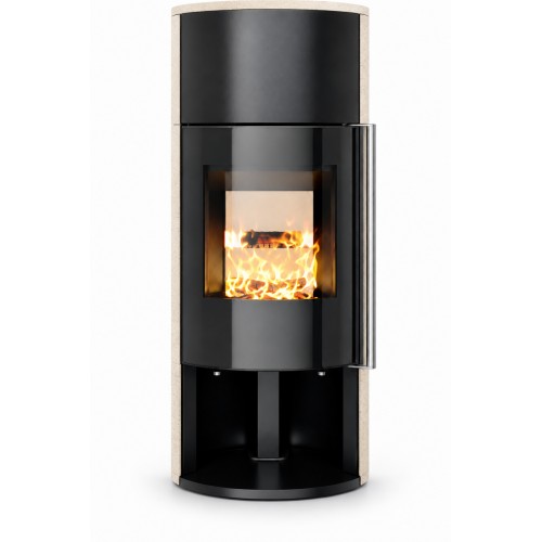 Дровяная печь-камин Ember D15 FG Limestone