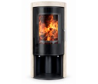 Дровяная печь-камин Ember H1 FG Limestone