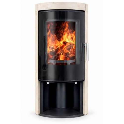Дровяная печь-камин Ember H1 FG Limestone