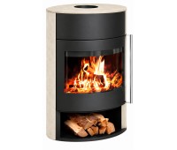 Дровяная печь-камин Ember J1 Limestone