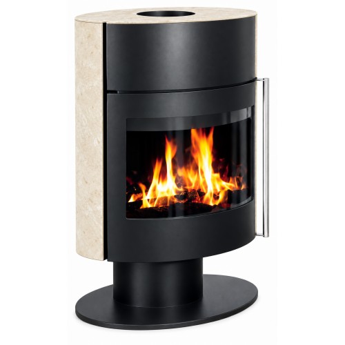 Дровяная печь-камин Ember J6 Limestone