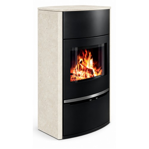 Дровяная печь-камин Ember L1 Limestone