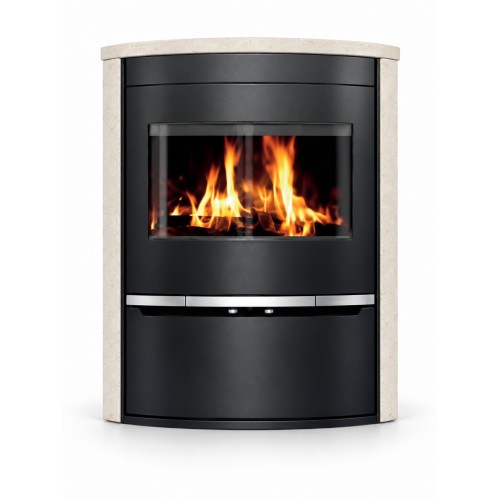 Дровяная печь-камин Ember L2 Limestone