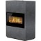 Печь-камин Lotus Beto 470WM - Black door