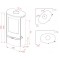 Печь-камин Lotus Jubilee 25 with soapstone, without wood storage compartment door