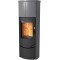 Печь-камин Lotus PRIO M Indian Night - with side glass panel