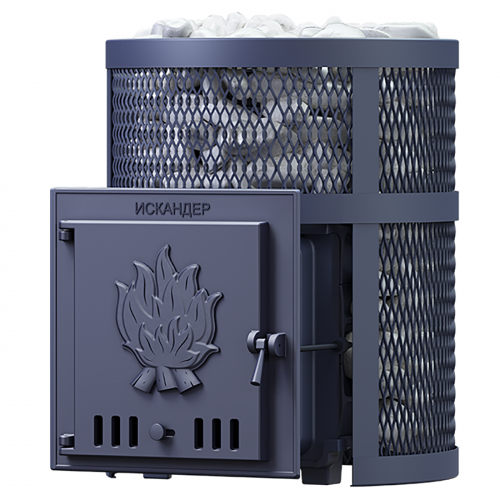 Печь Искандер 25 в сетке