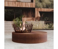Уличный очаг Traforart Iconic Medium Corten